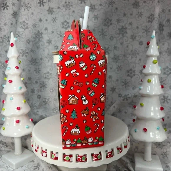 Christmas Sanrio Hello Kitty Double Sided Gingerbread House Bamboo Tumbler/Cups - Picture 2 of 12